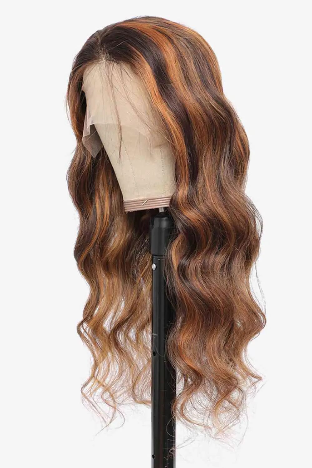 18" #P4/27 13x4 Lace Front Wigs Hightlight Human Hair Body Wave150% Density
