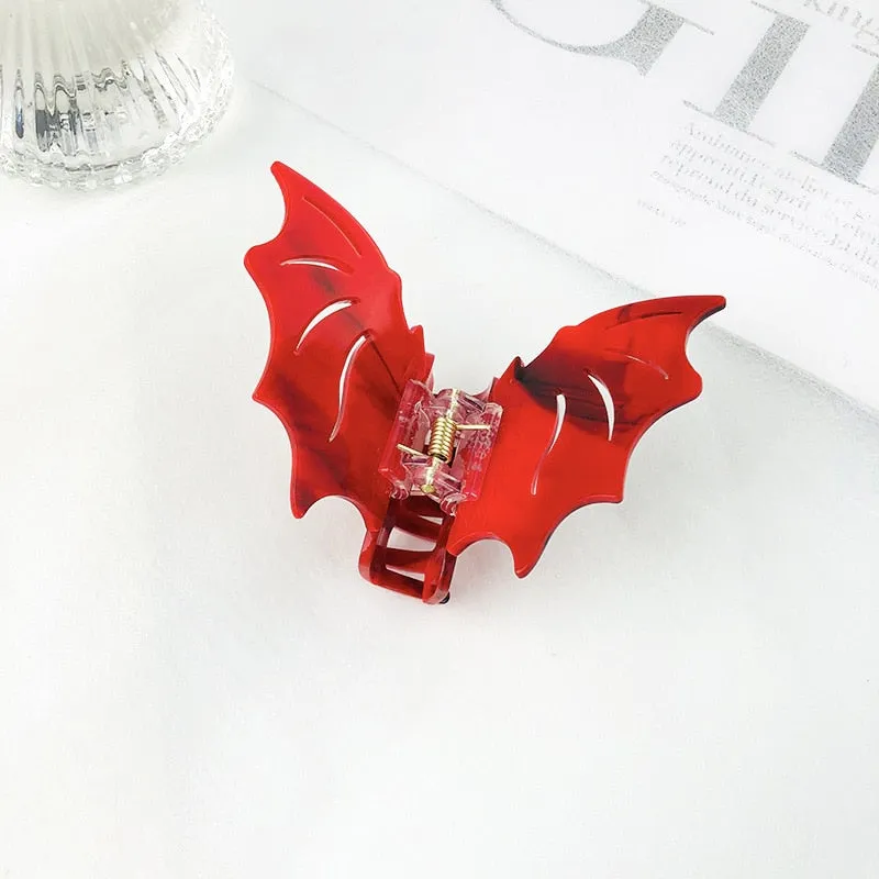 Black Bat Hair Pin Clip