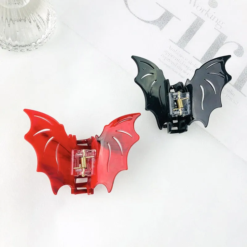 Black Bat Hair Pin Clip
