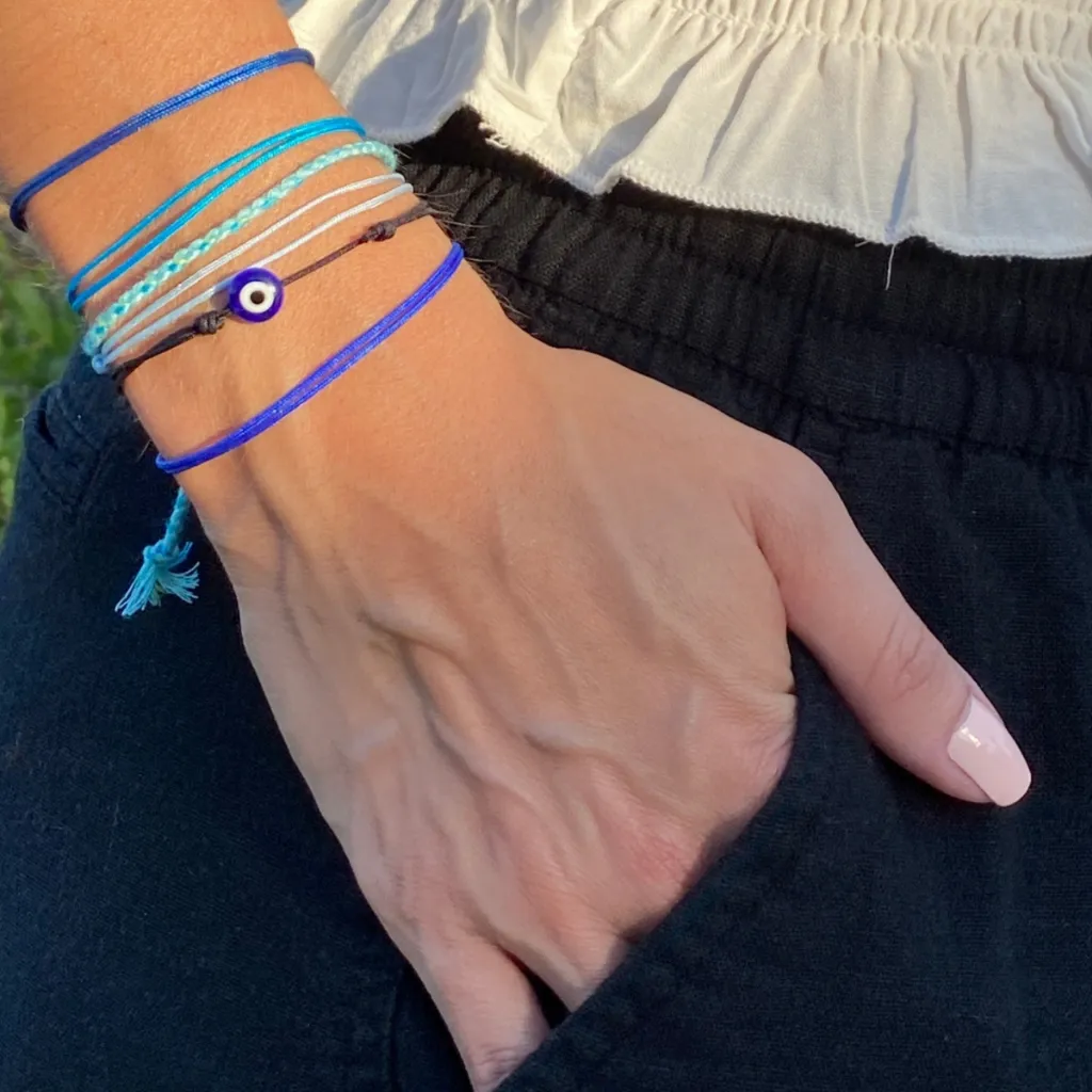 Couples Blue Evil Eye Bracelets