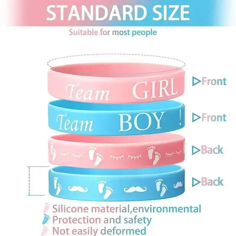 Gender Reveal - Bracelets (8pcs)