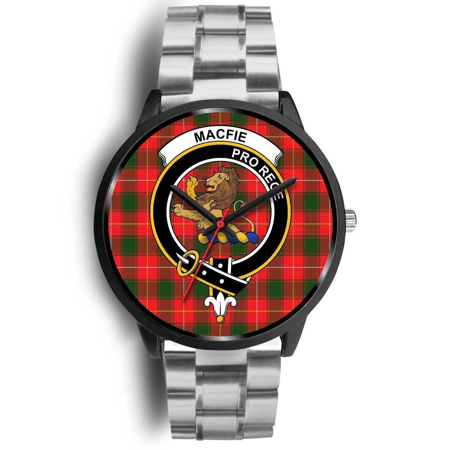 Macfie Clan Badge Tartan Black Watch