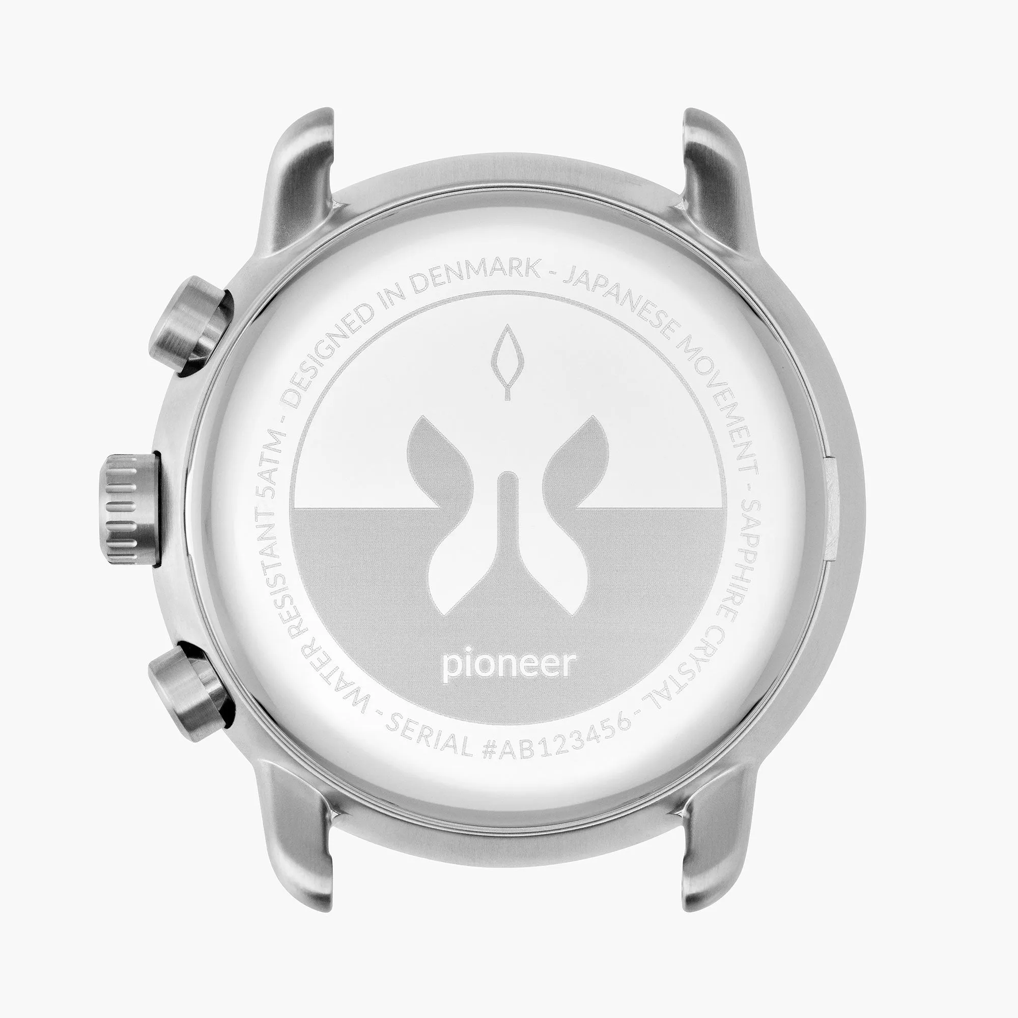 Pioneer - BUNDLE Black Dial Silver | Brown Leather / Black Leather / Silver Mesh Strap