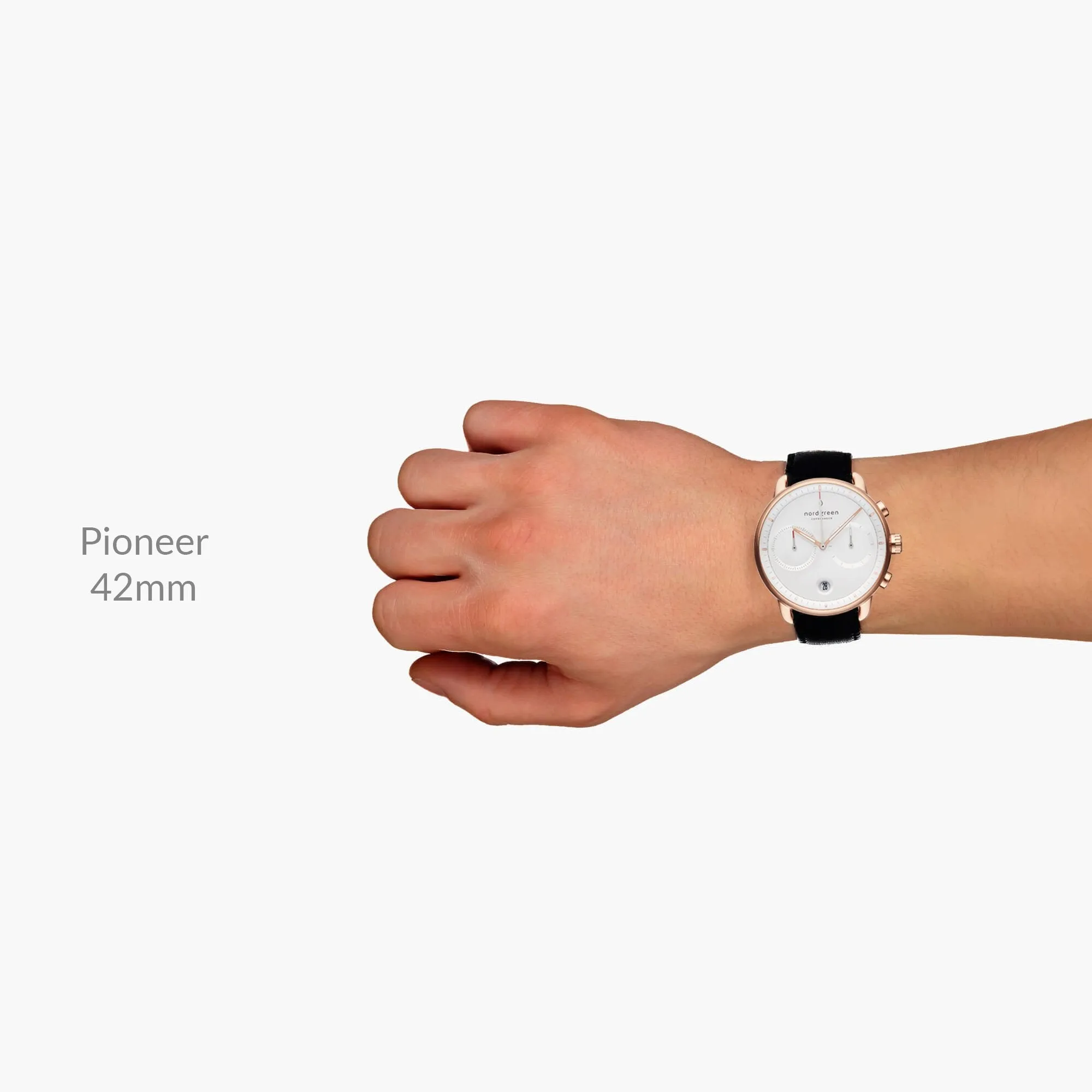 Pioneer - BUNDLE Black Dial Silver | Brown Leather / Black Leather / Silver Mesh Strap