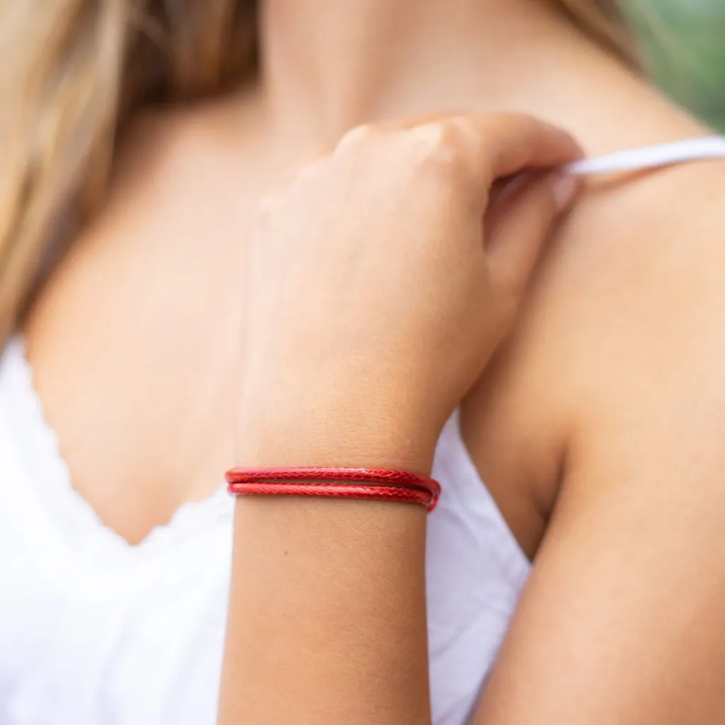 Wax Nylon 3mm Thick Bracelet