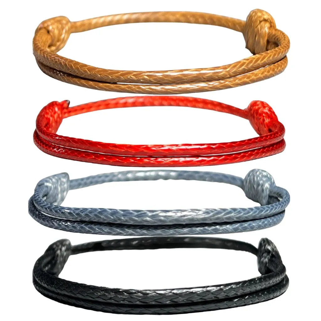 Wax Nylon 3mm Thick Bracelet