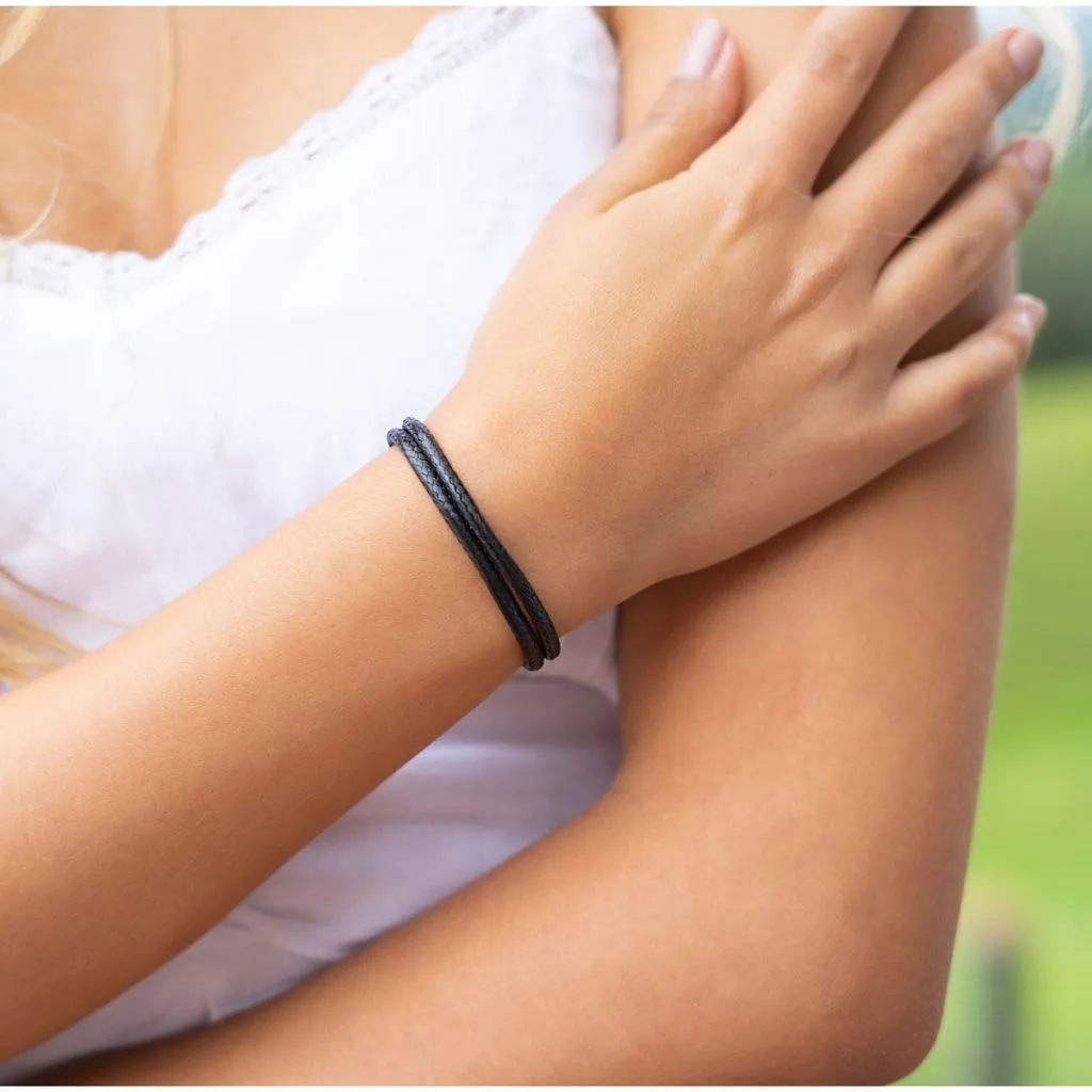 Wax Nylon 3mm Thick Bracelet
